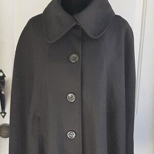 Steve Madden Vintage Winter Warm Wool Blend Cape Size M/L Measurements Below
